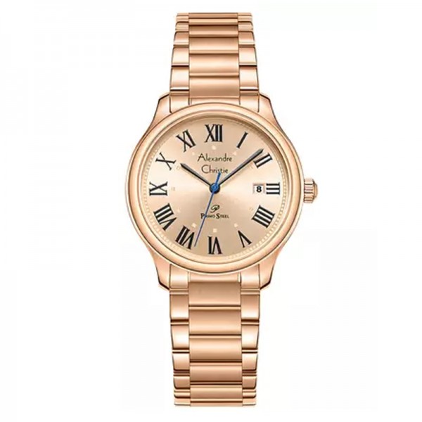 Alexandre Christie AC 1042 Rosegold Full Steel Lady LDFRGLN Alexandre Christie AC 1042 Rosegold Full Steel Lady LDFRGLN